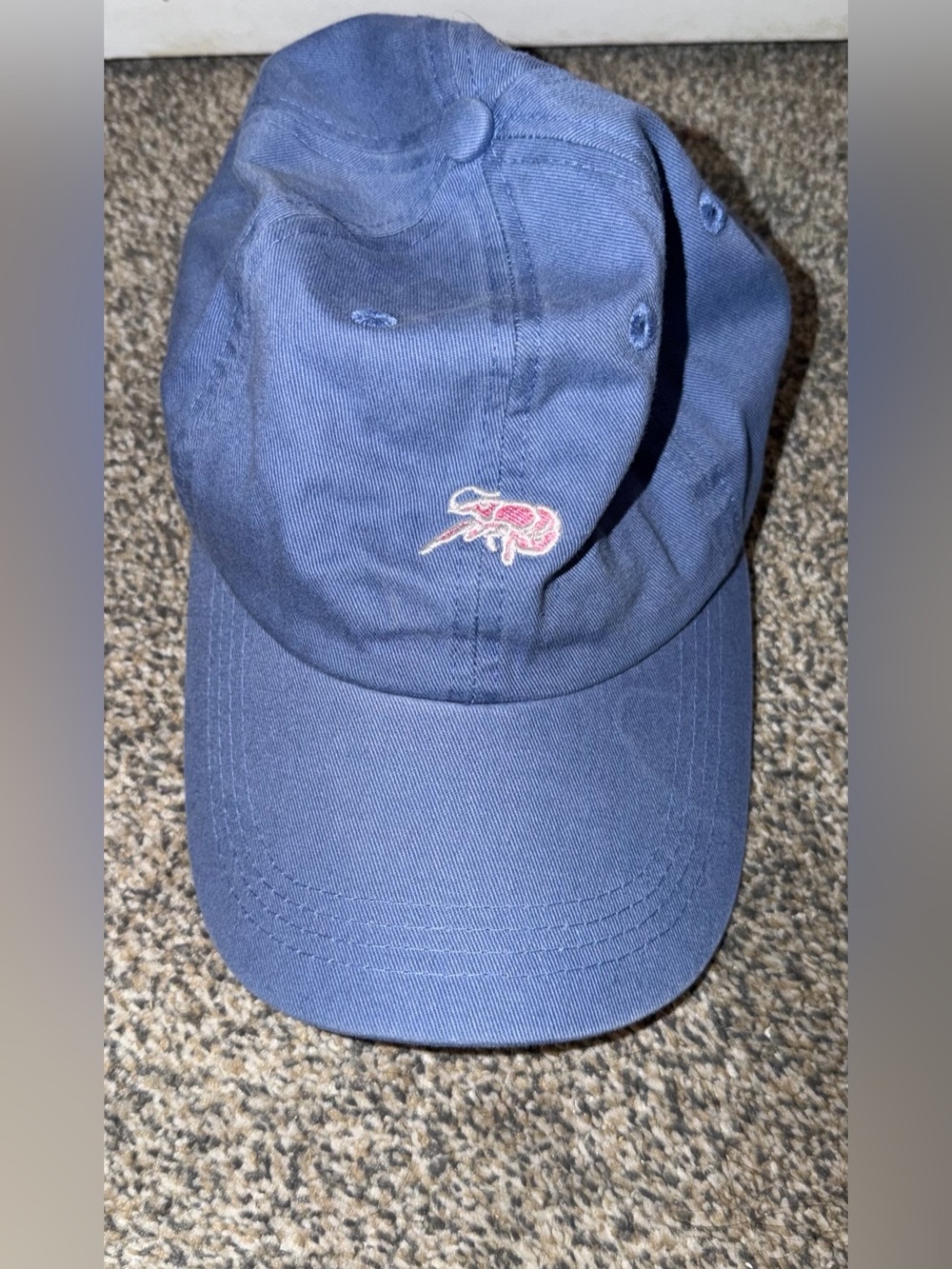 Perlis hat with crawfish logo. O/S EUC